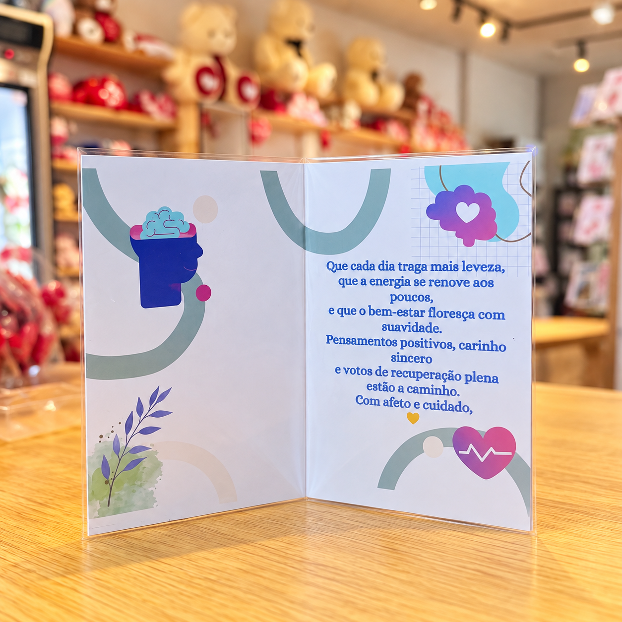 CARTÃO QUE SUA SAUDE FLORESÇA LOGO