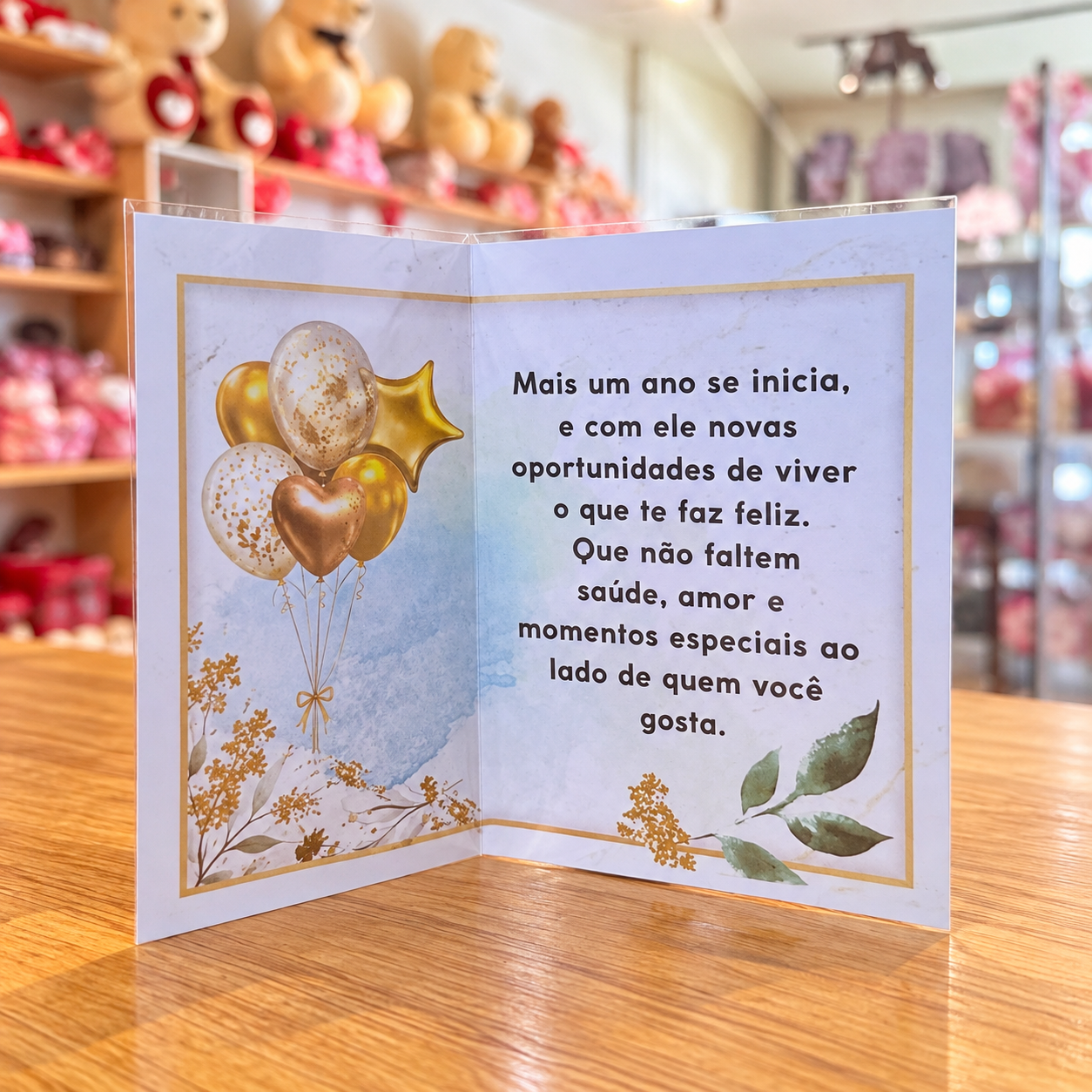 CARTÃO HOJE É O SEU DIA QUE SEJA CHEIO DE BOAS ENERGIAS