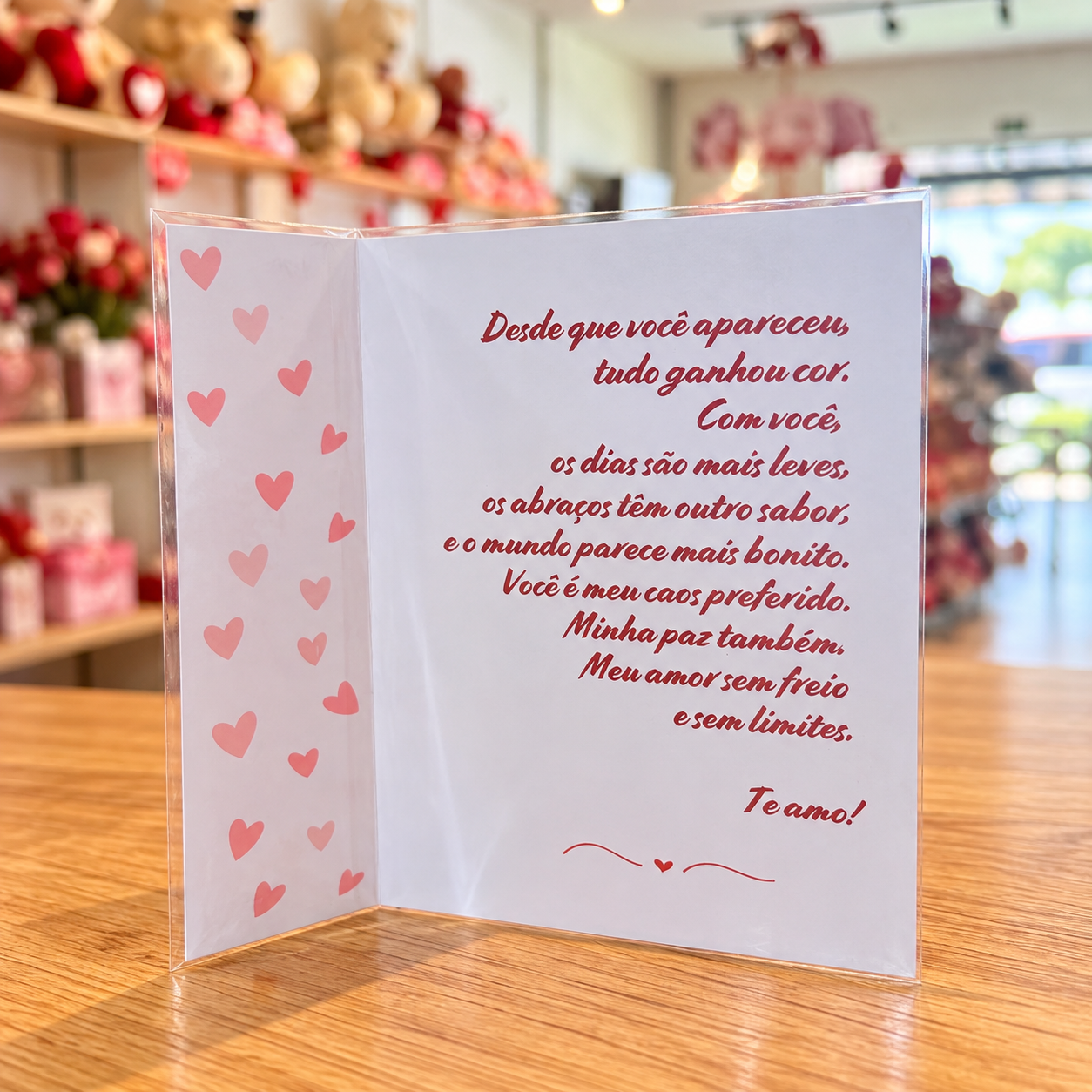 CARTÃO TEM GENTE QUE CHEGA E BAGUNÇA TUDO