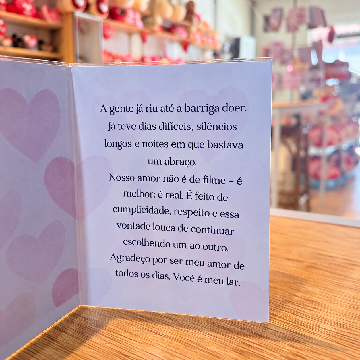 CARTÃO NÃO FOI SORTE FOI ESCOLHA