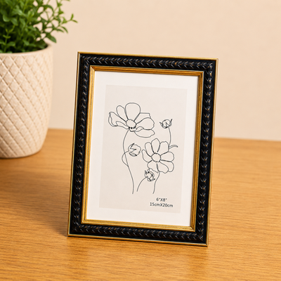 Porta Retrato  Black Gold 15x20