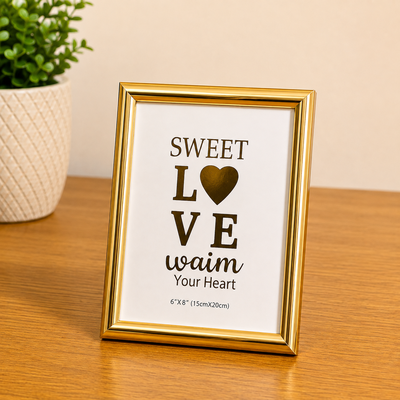 Porta Retrato Sweet Gold 15x20