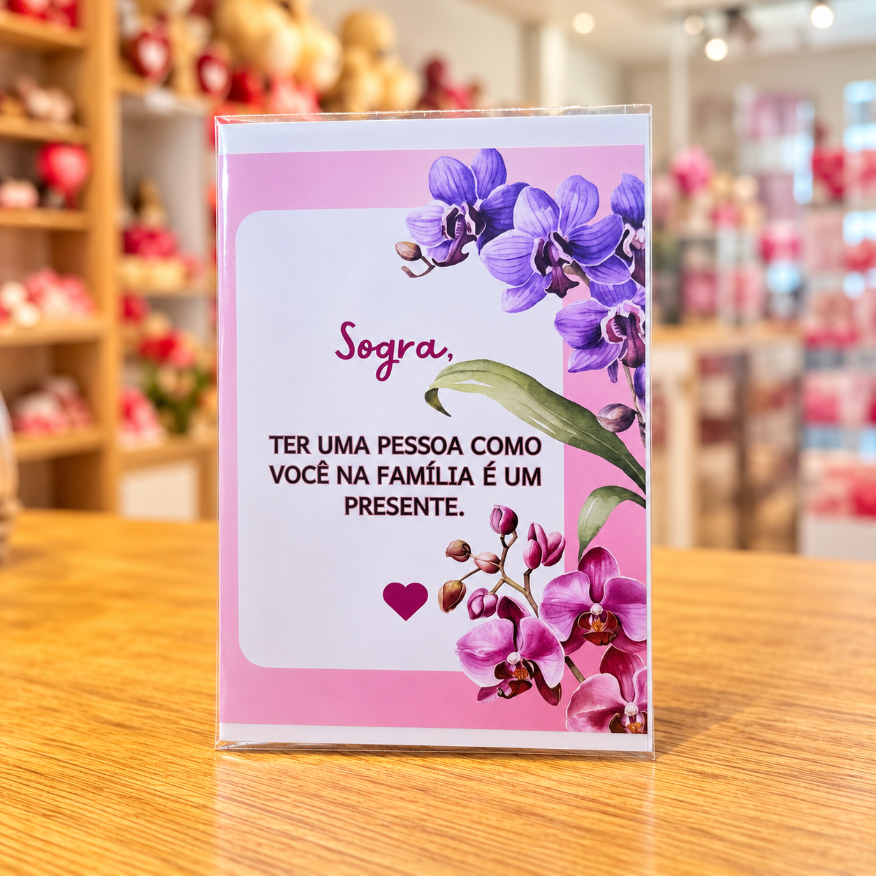 CARTÃO SOGRA TER UMA PESSOA COMO VOCÊ NA FAMILIA