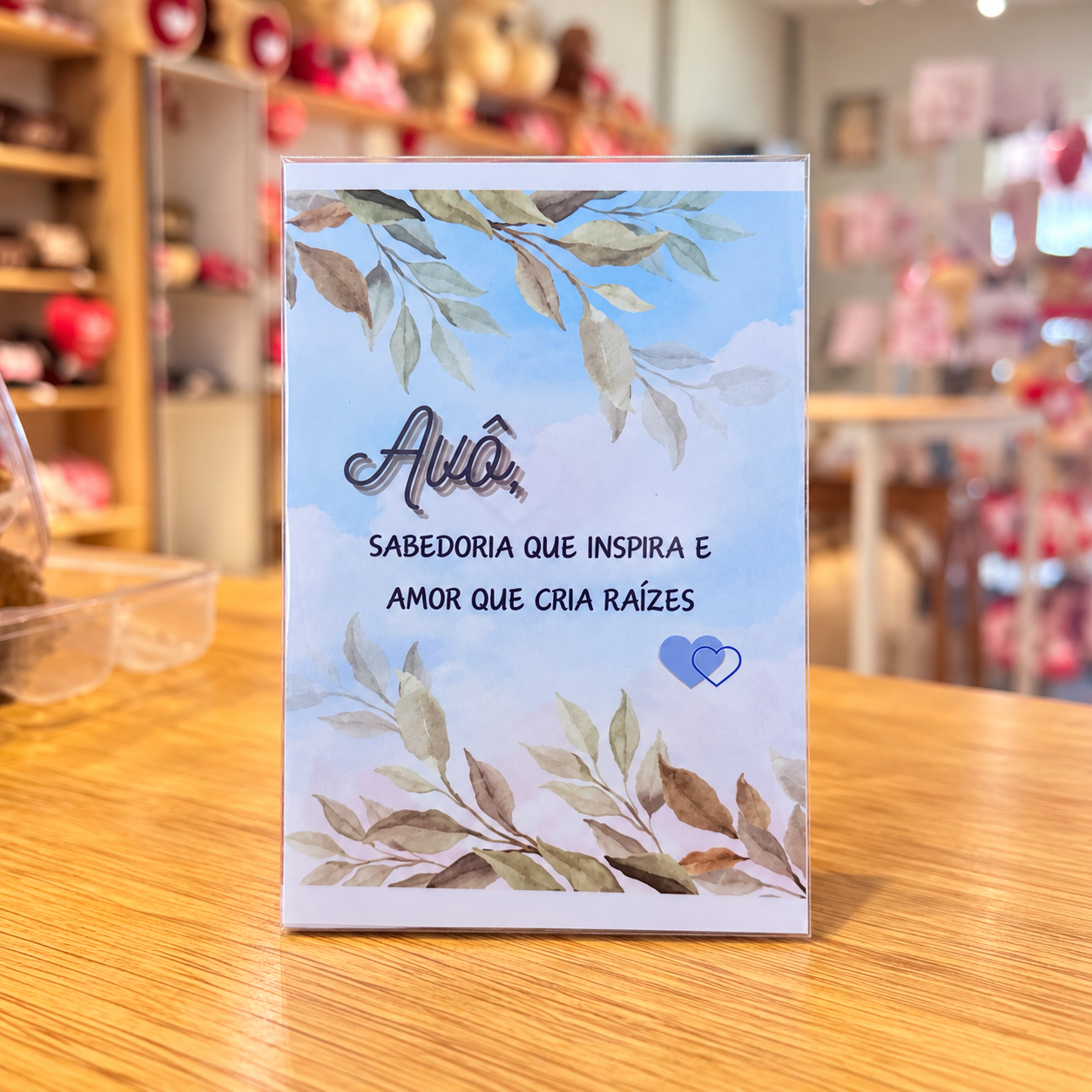 CARTÃO AVÔ SABEDORIA QUE INSPIRA