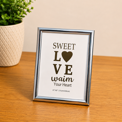 Porta Retrato Sweet Silver 15x20