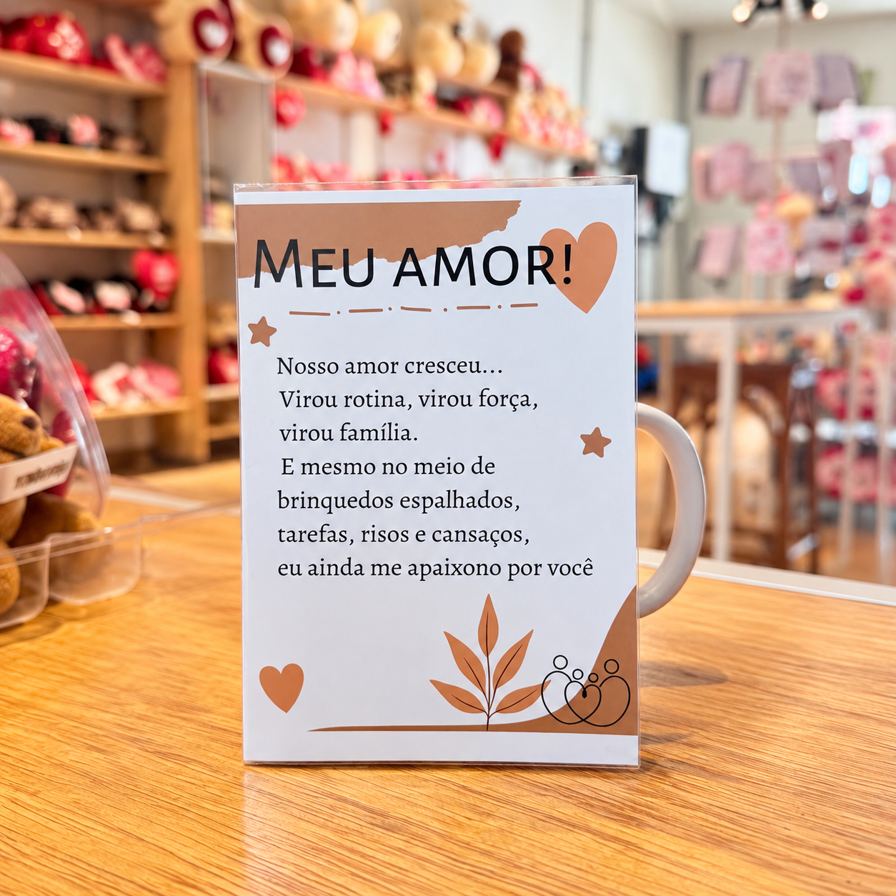 CARTÃO MEU AMOR NOSSO AMOR CRESCEU