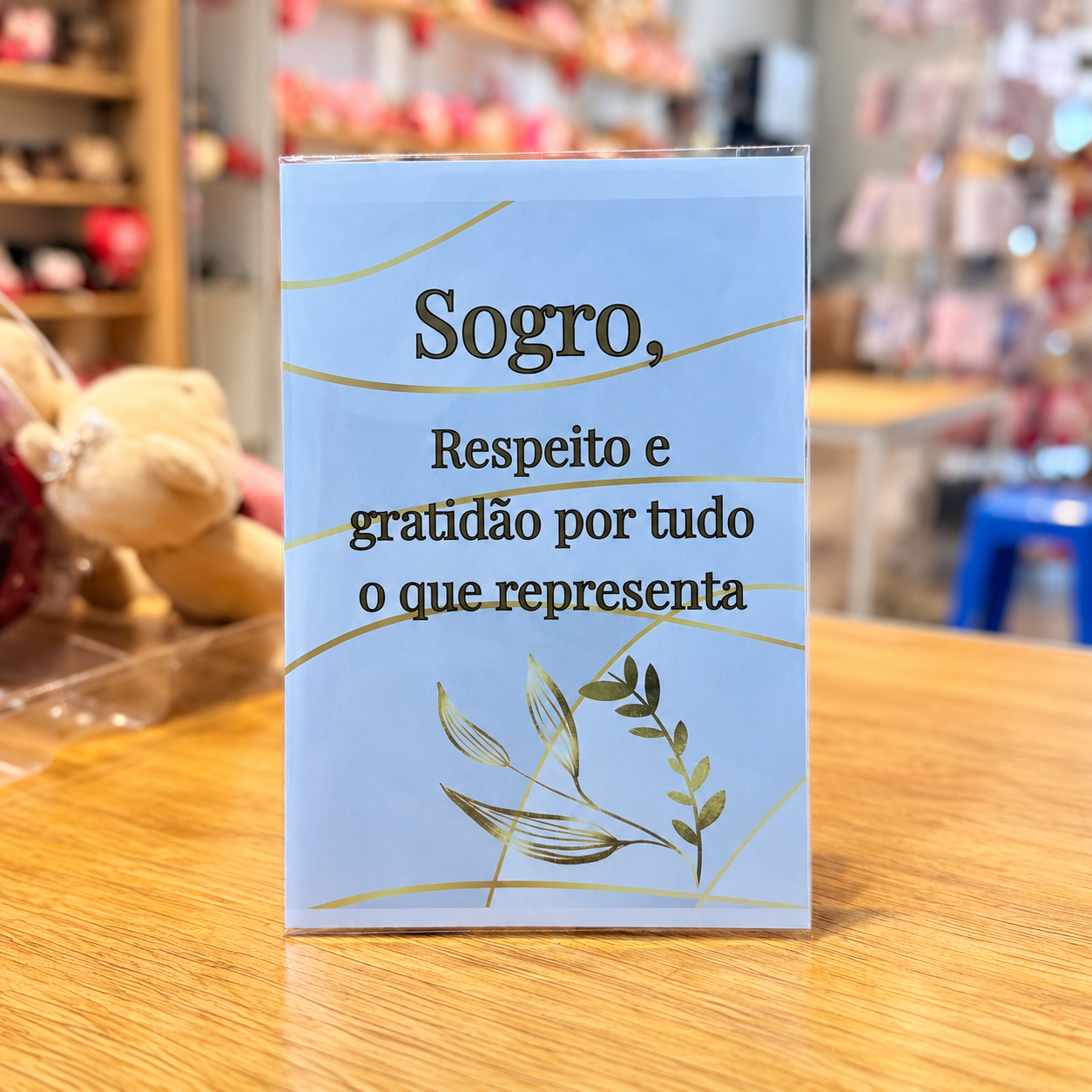 CARTÃO SOGRO RESPEITO E GRATIDÃO