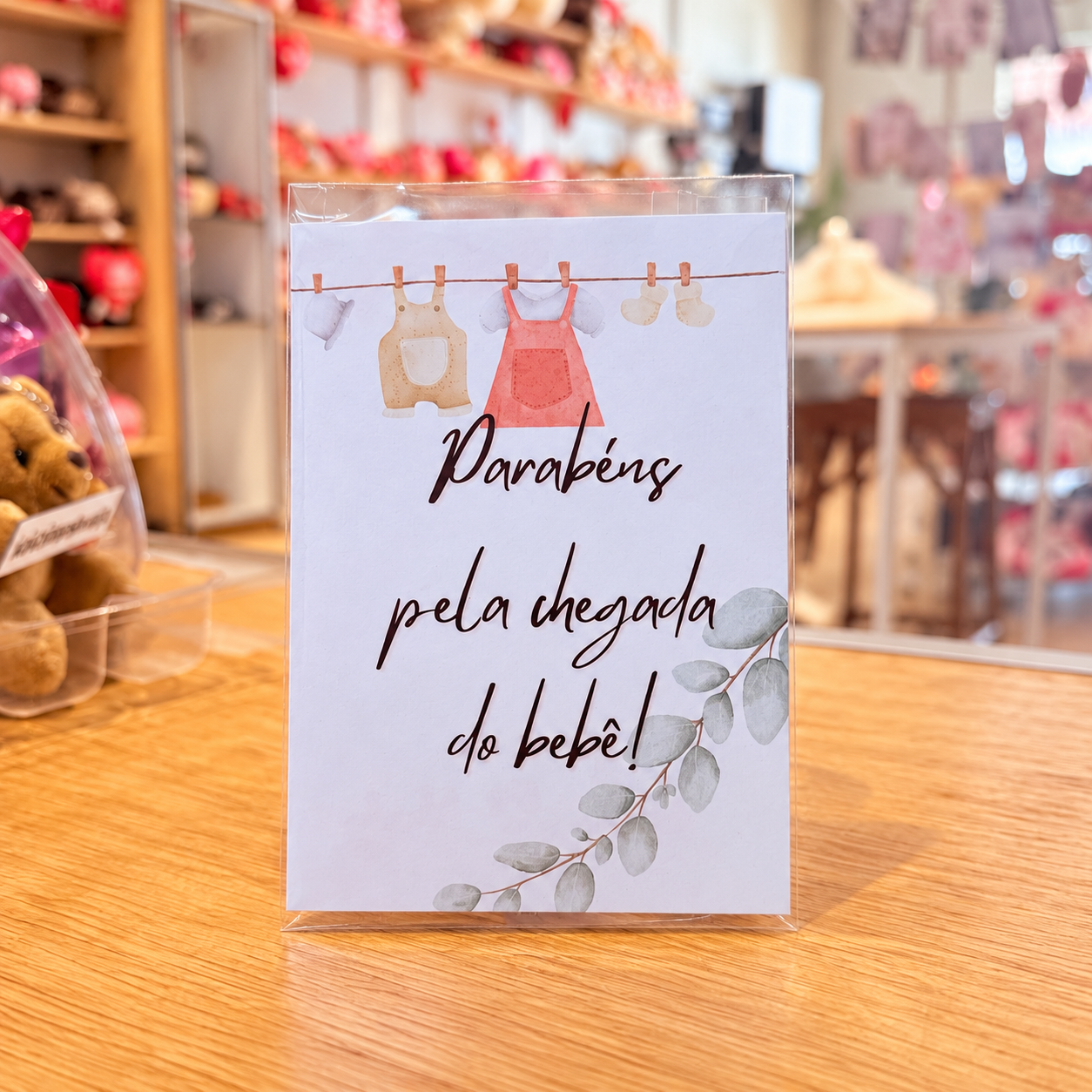 CARTÃO PARABÉNS PELA CHEGADA DO BEBÊ